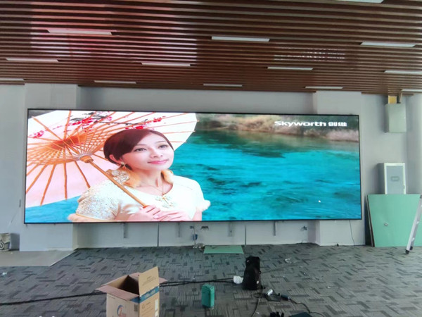 铜仁P1.53led小间距屏安装案例